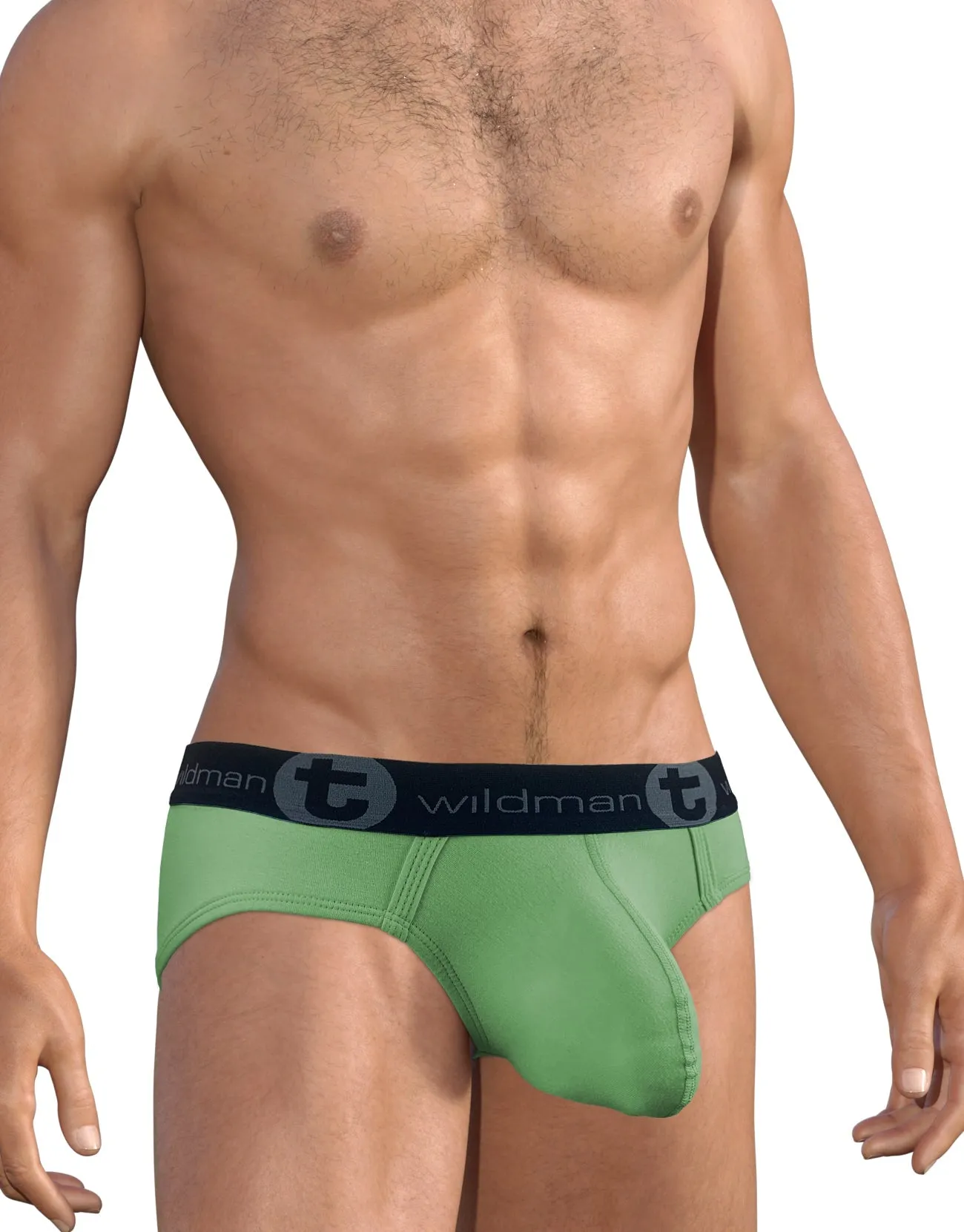 Big Boy Pouch Brief Green