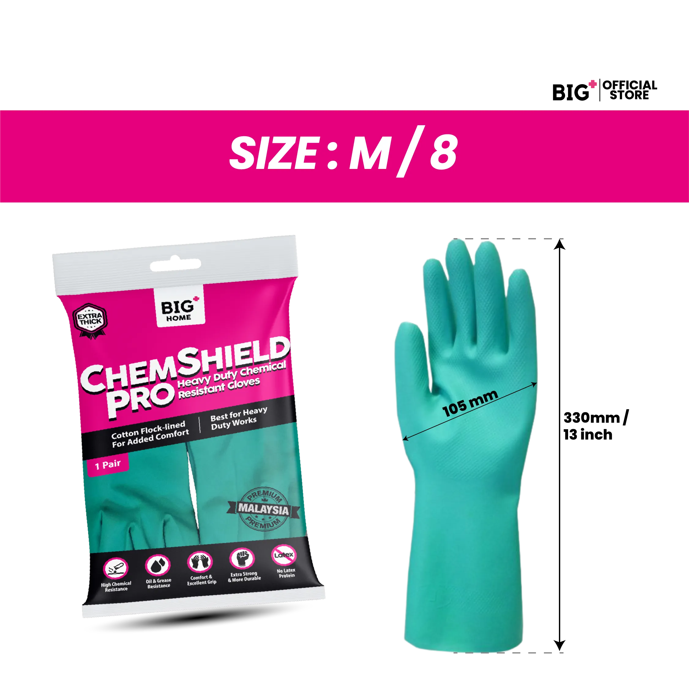 BIG  Chemsheild Pro Chemical Resistant Nitrile Glove