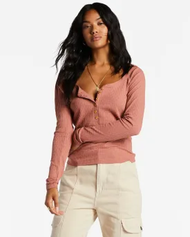 Billabong Call Me L/S Shirt-Sweet Tea