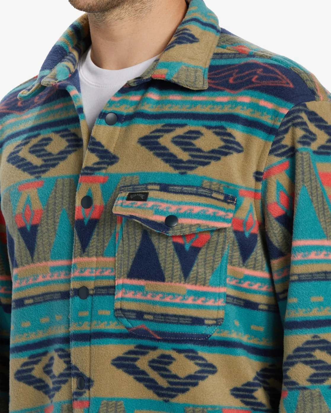 Billabong Furnace Flannel L/S Shirt-Pacific