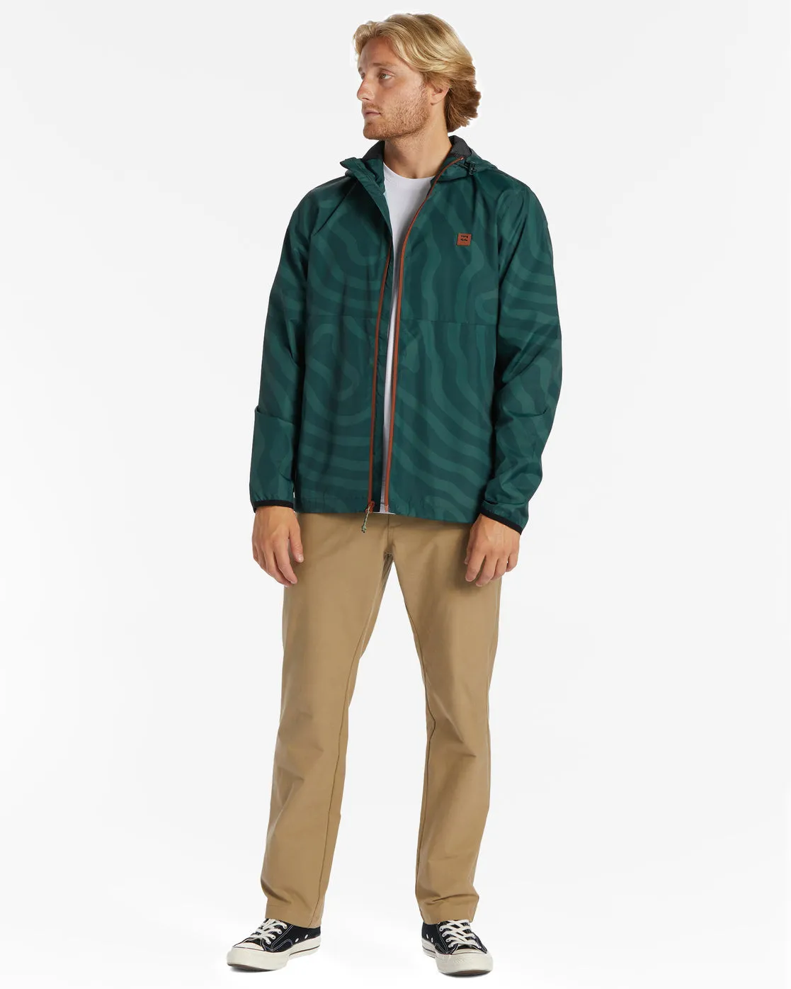 Billabong Transport Windbreaker Jacket-Dark Forest