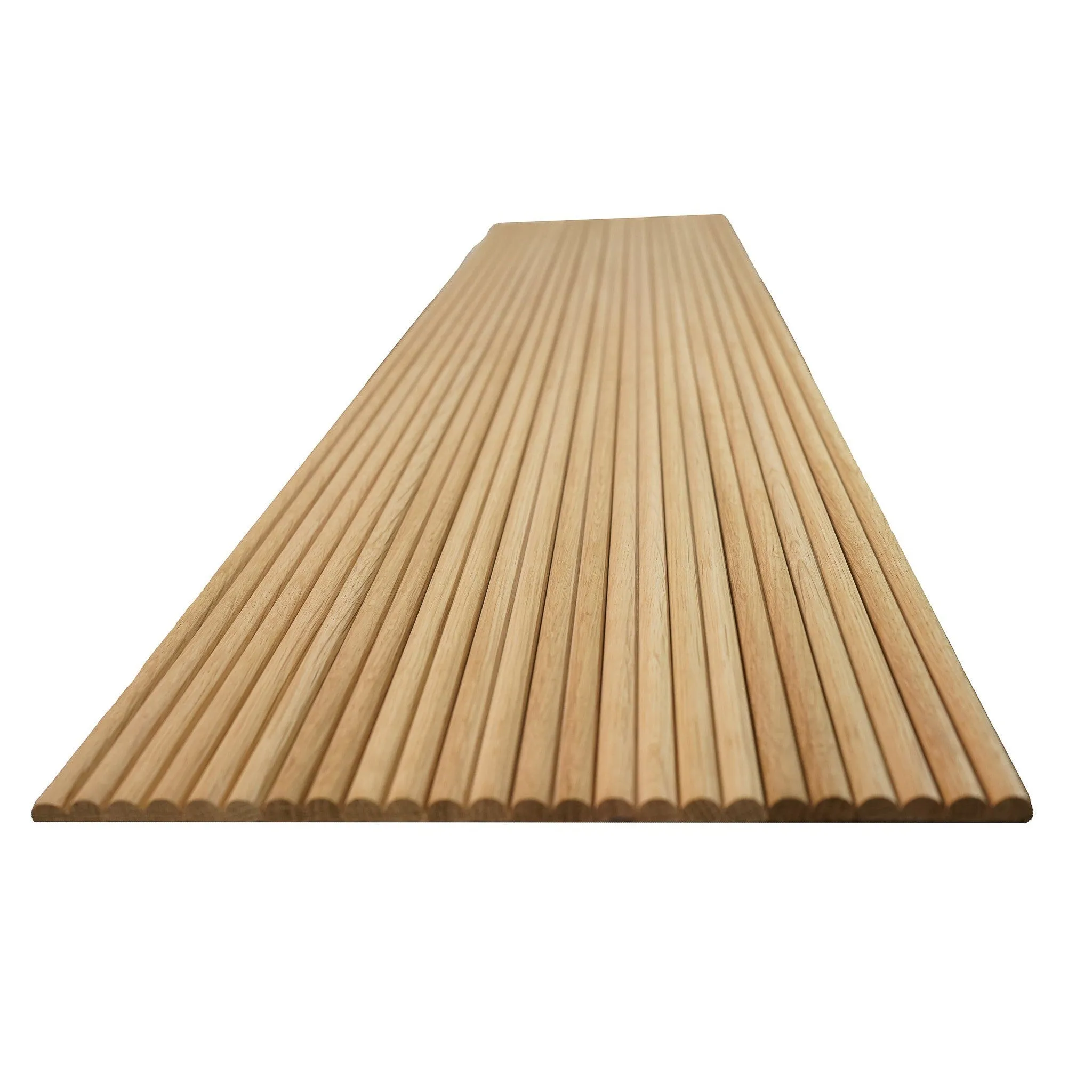 bingltd -  [36", 48", 96", 120"] Long x 12" Wide Solid Wood Tambour Panel Unfinished - 1/4" Depth (WP-8100-UNF)