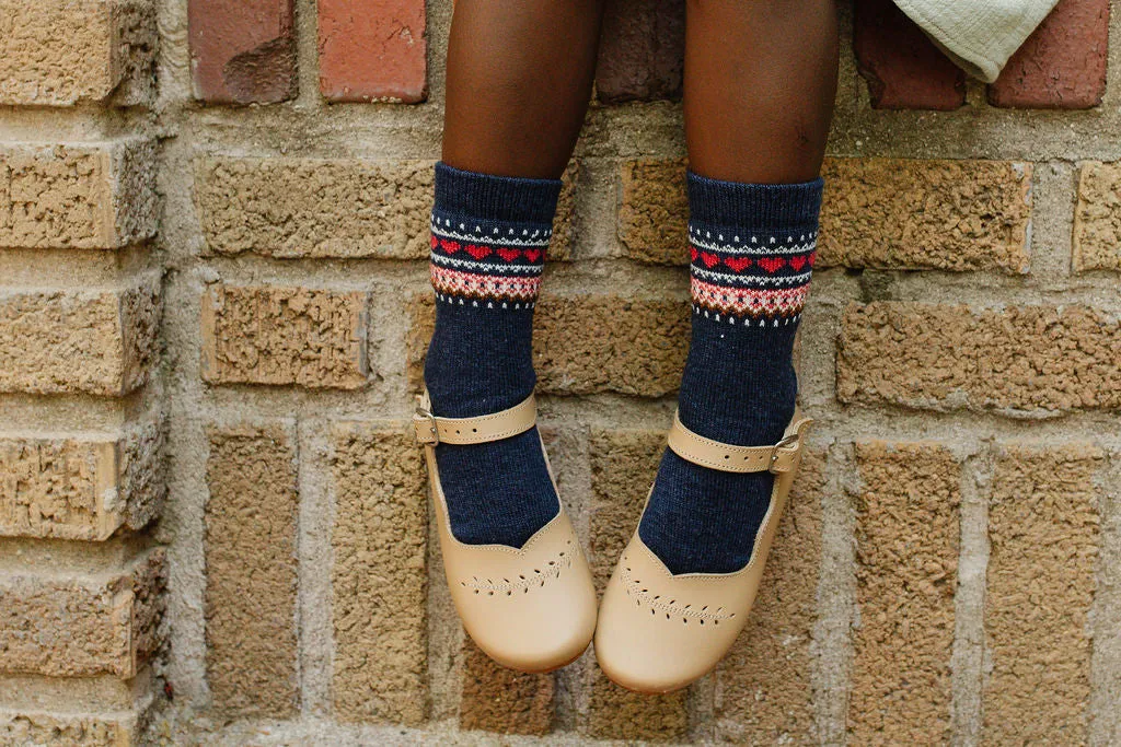 Birch Cosecha Mary Janes {Children's Leather Shoes}