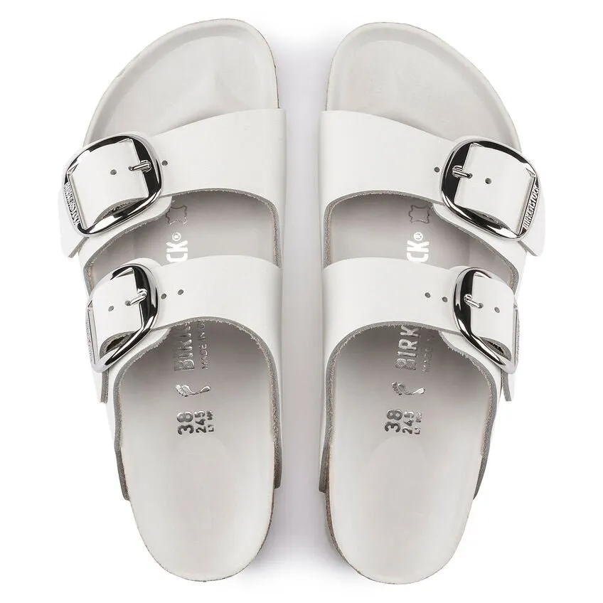 Birkenstock Arizona Big Buckle - White Leather