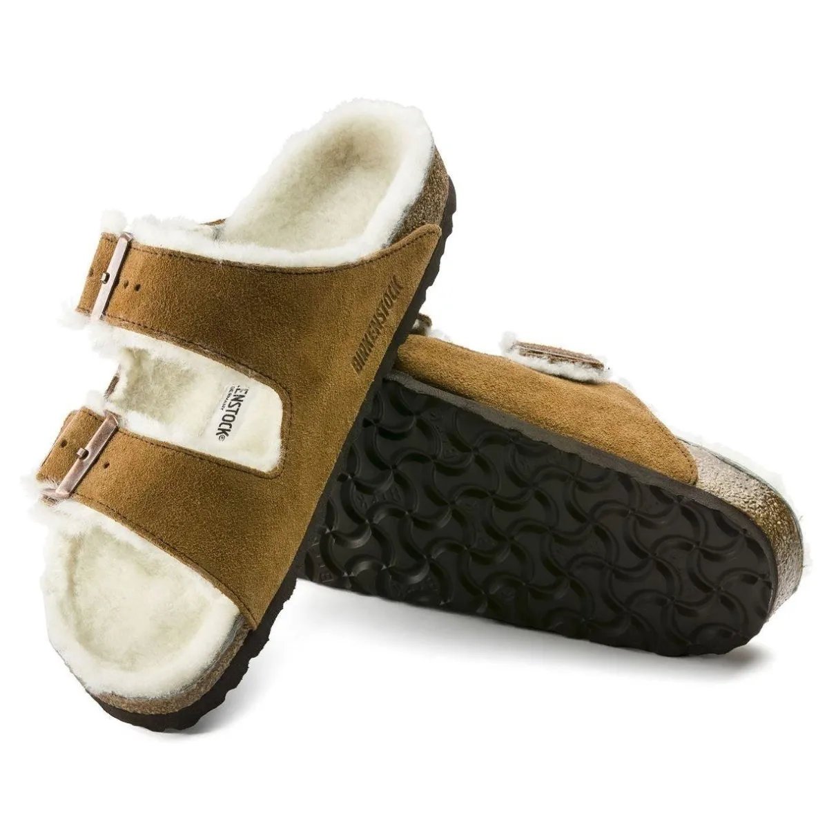 Birkenstock Arizona Shearling - Mink Suede