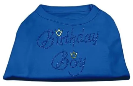 Birthday Boy Rhinestone Shirts Blue XL (16)