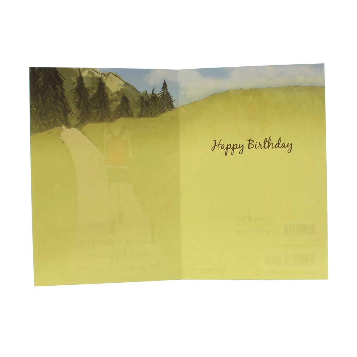 Birthday Card: In life's journeys..."