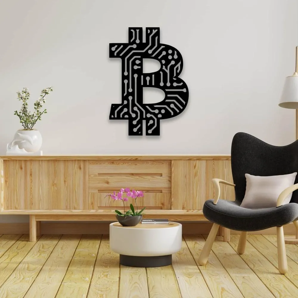 Bitcoin, Crypto Coin Wall Art