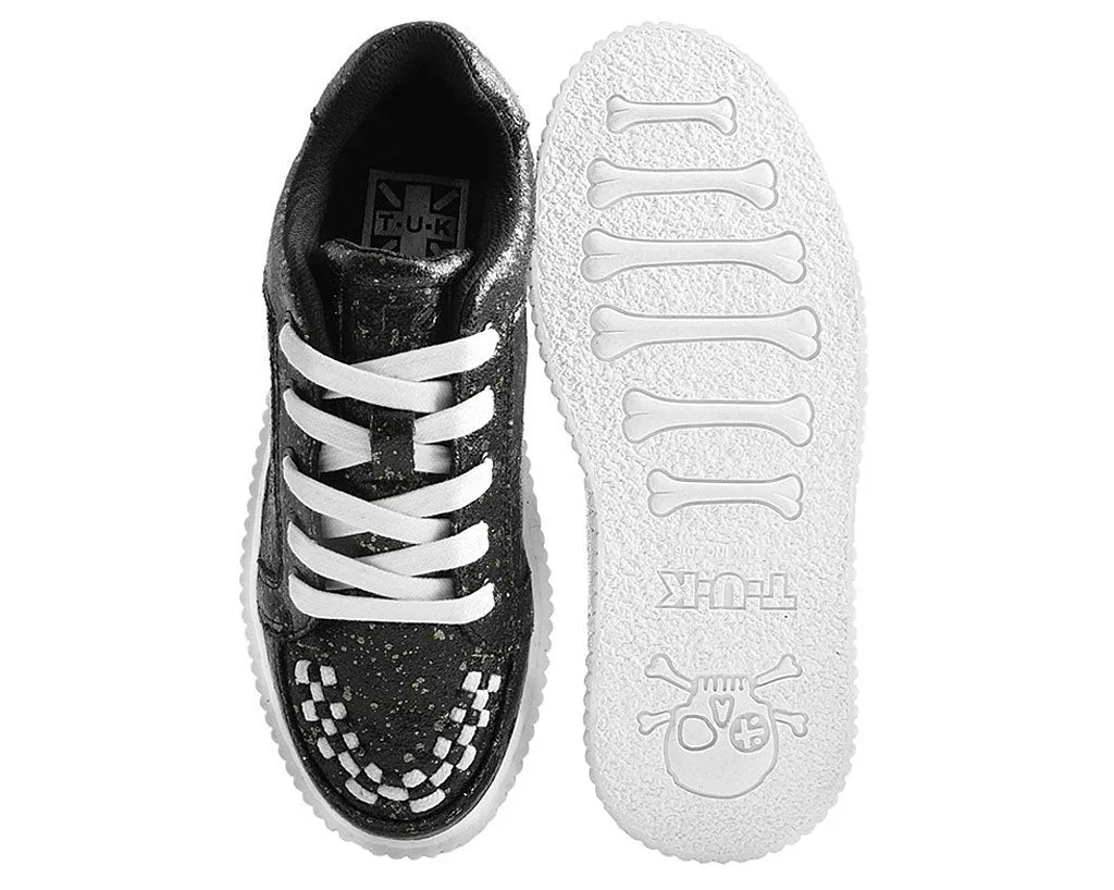 Black & Chrome Paint Splatter Casbah Creeper