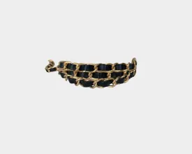 Black & Gold Multi Layer Link Choker - The Park Avenue