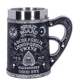 Black and White Spirit Board Tankard Mug