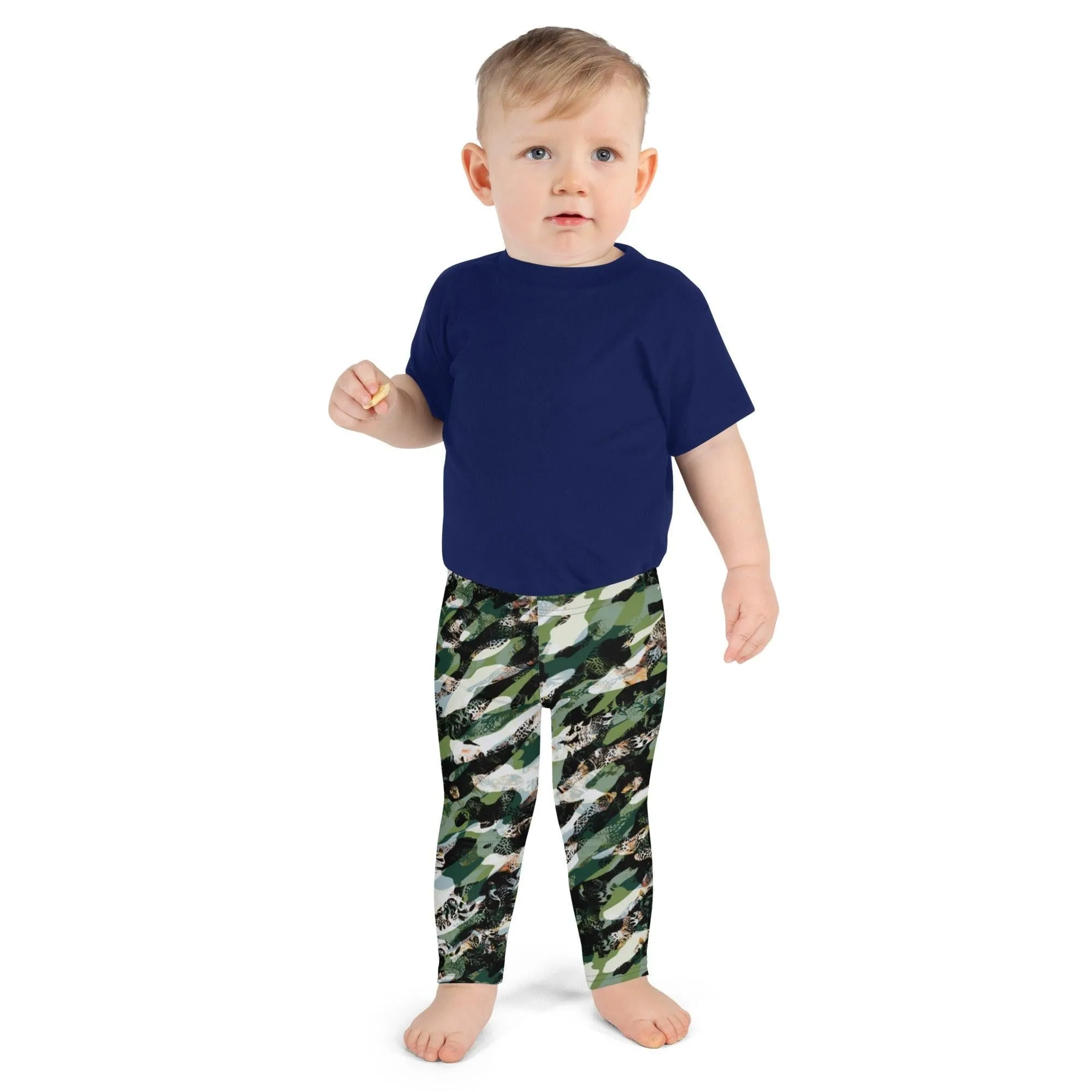 Black Camouflage Kid's Leggings