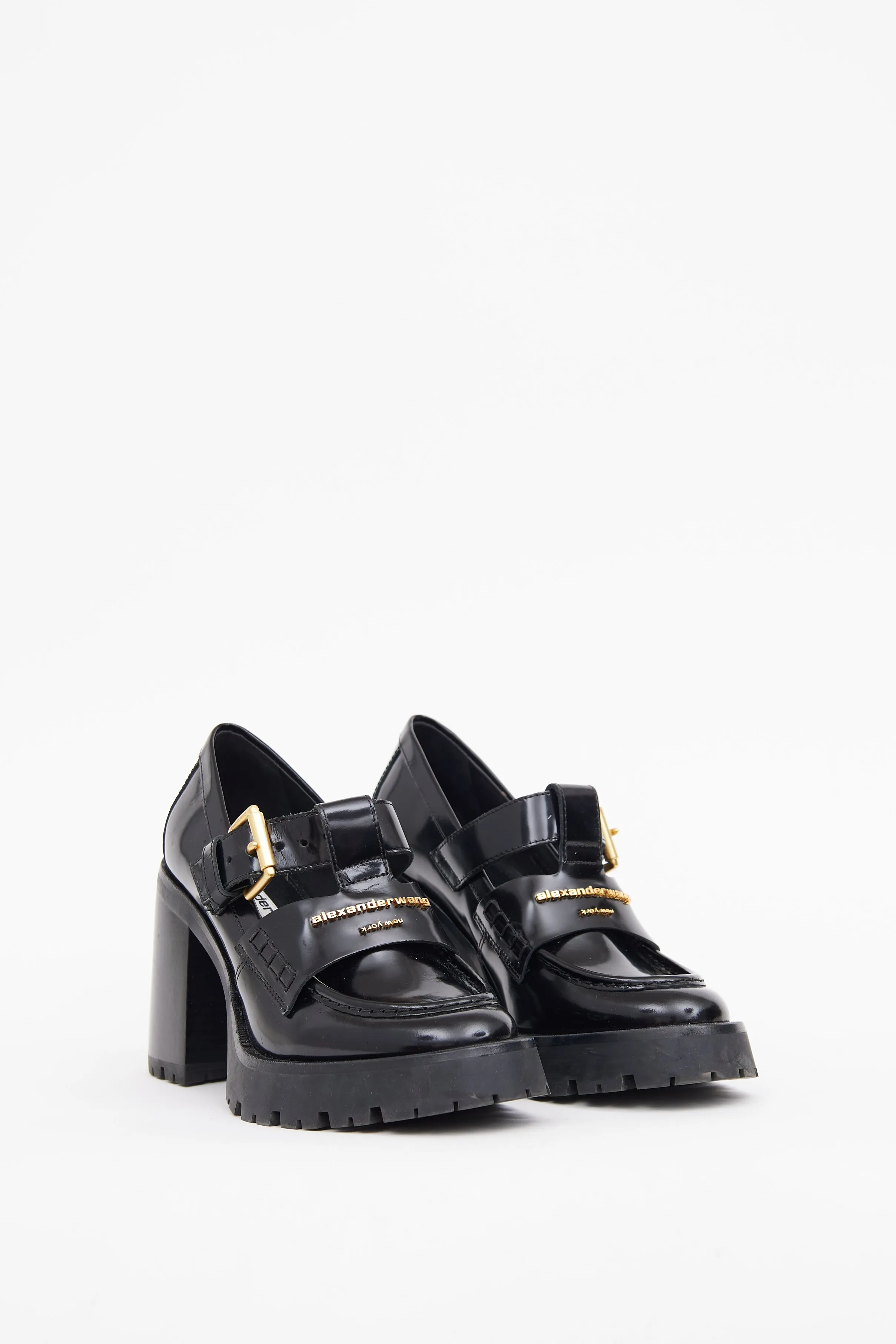 Black Carter Heeled Loafer