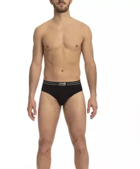 Black Cotton Men Underwear