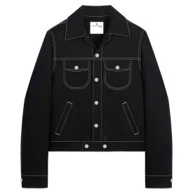 Black Denim Trucker Jacket