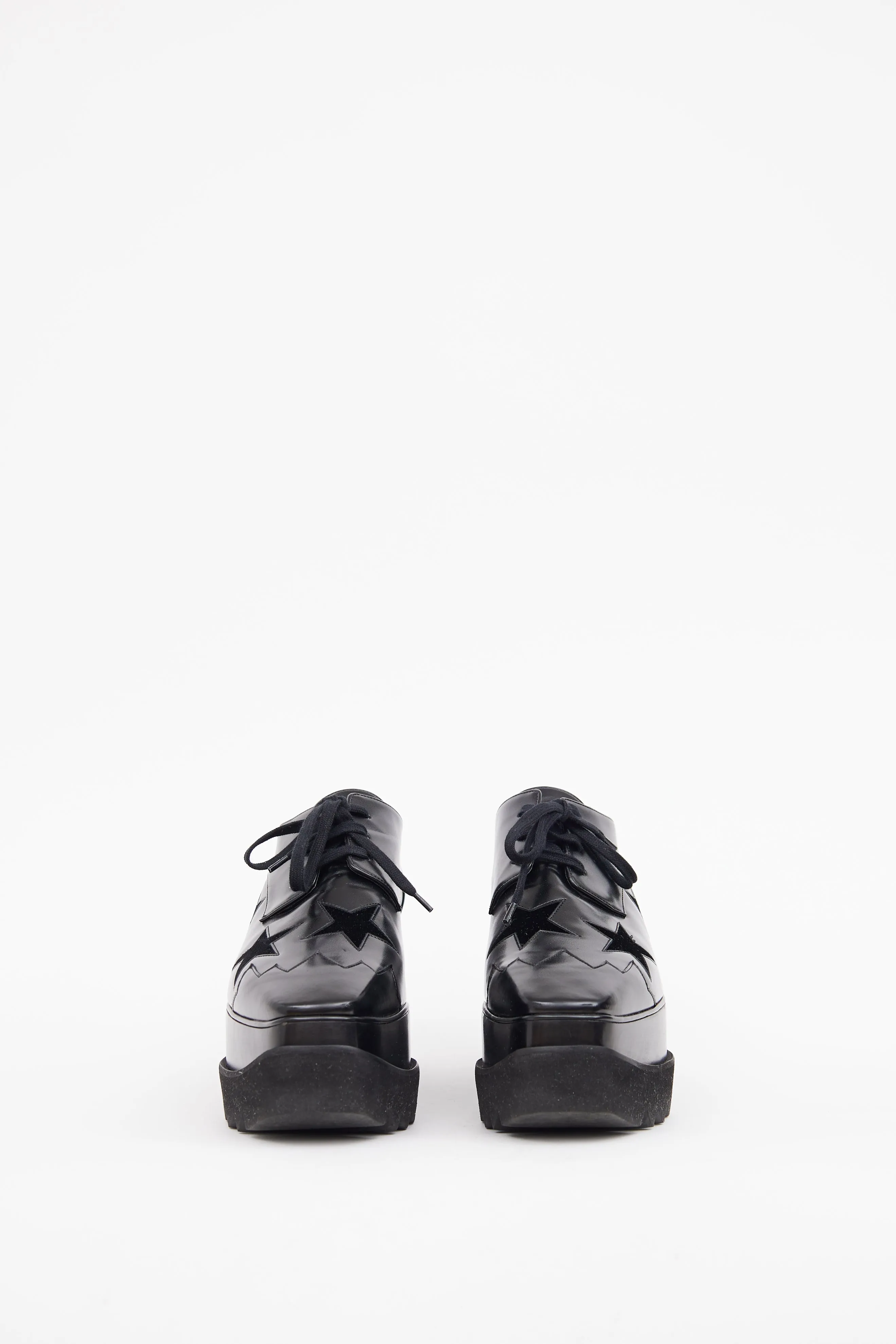 Black Elyse Platform Oxford