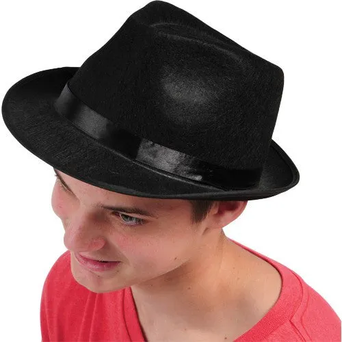 Black Felt Fedora, Adult | 1ct