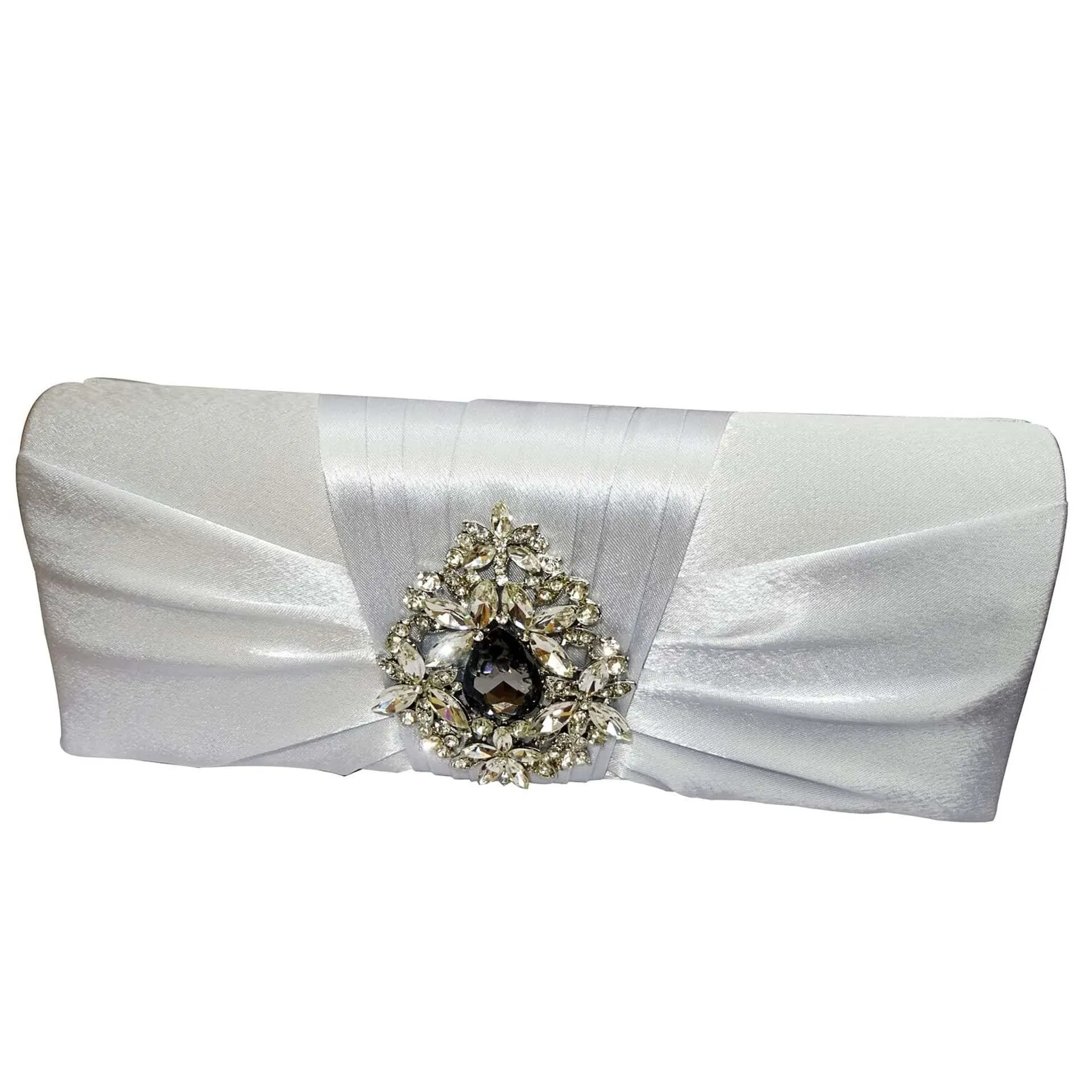 Black Gold Off white Simply Party Evening Clutch Purse