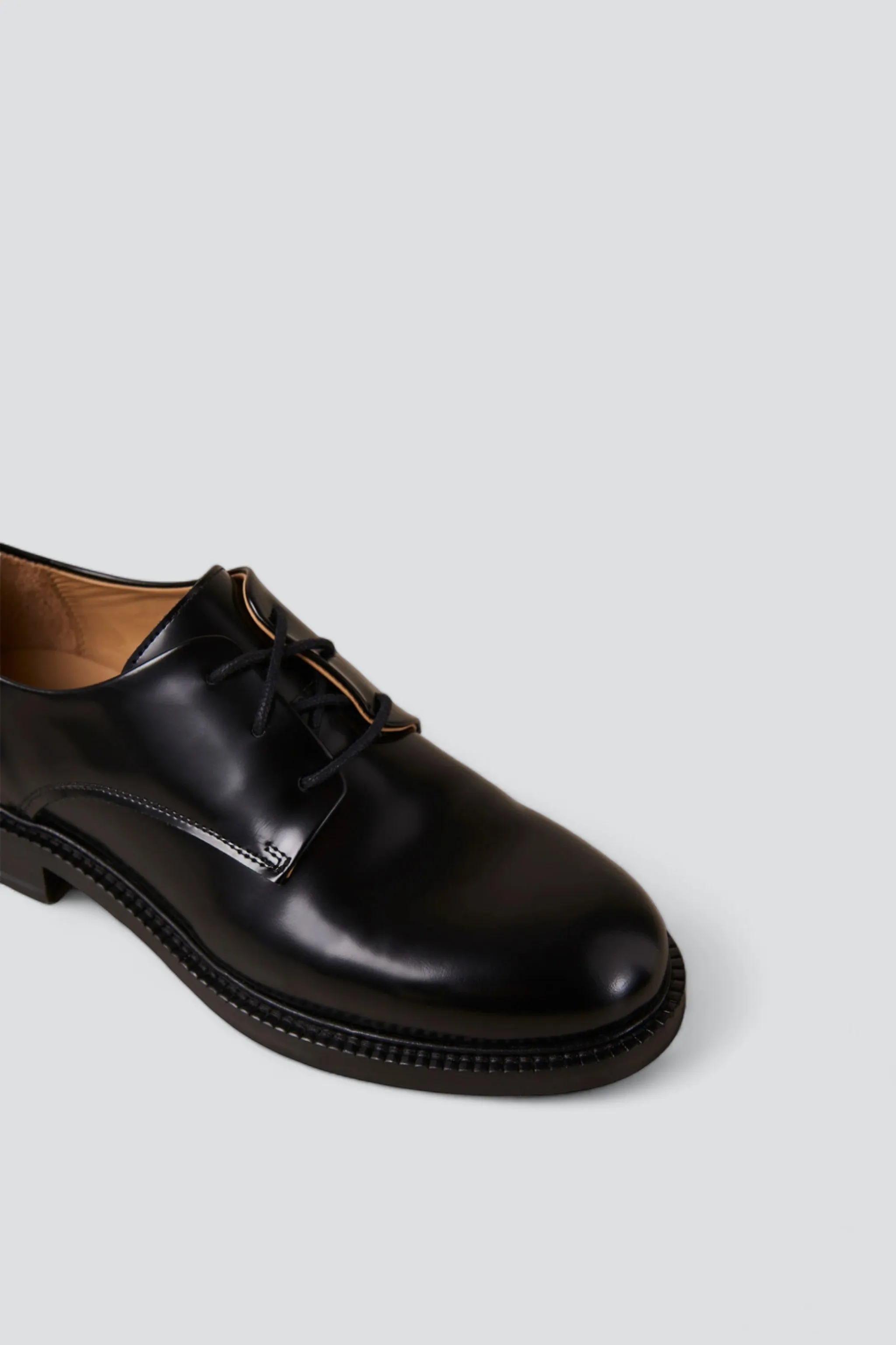 Black Leather Langston Oxfords