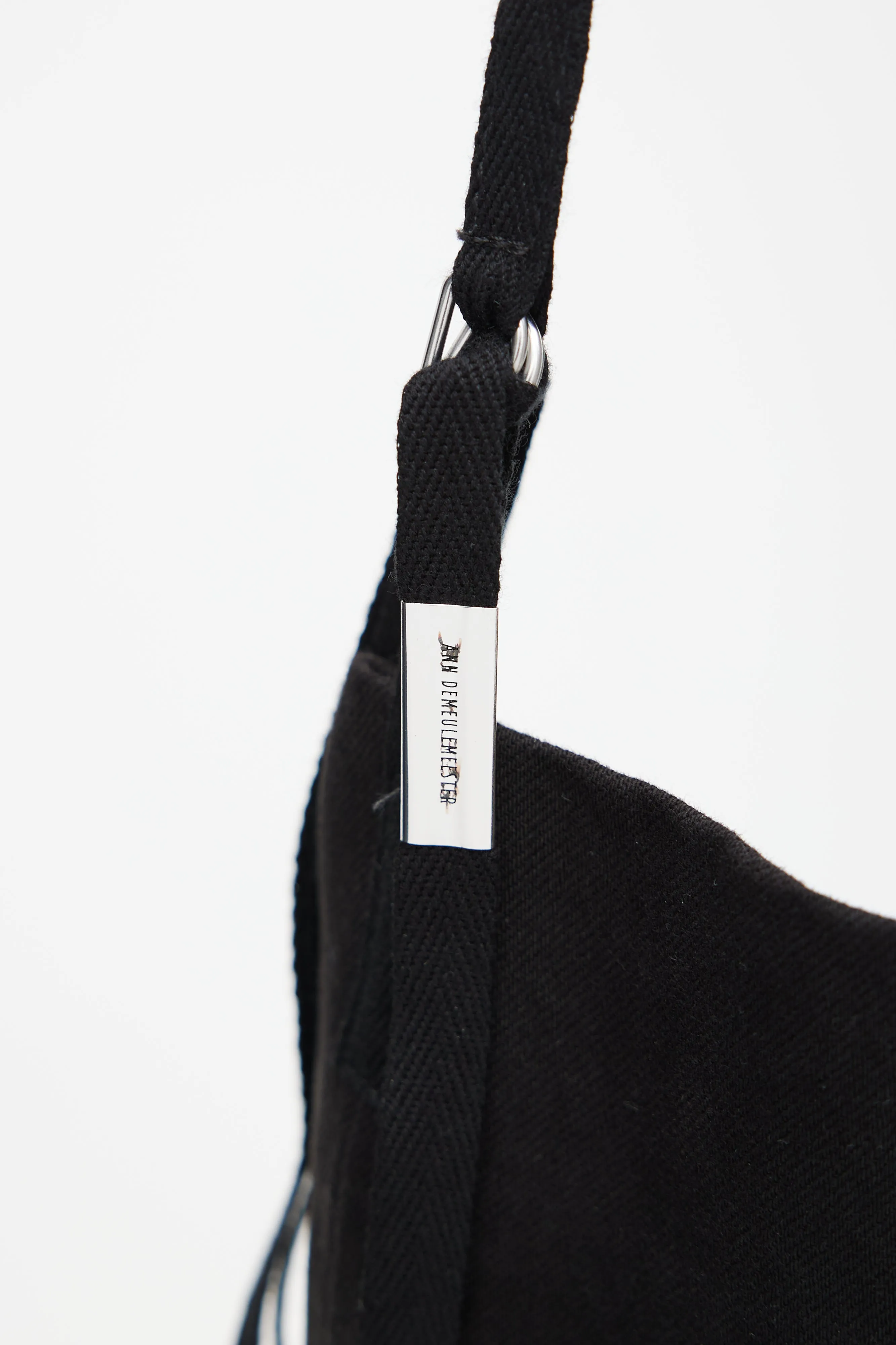 Black Mini Sack Crossbody Bag