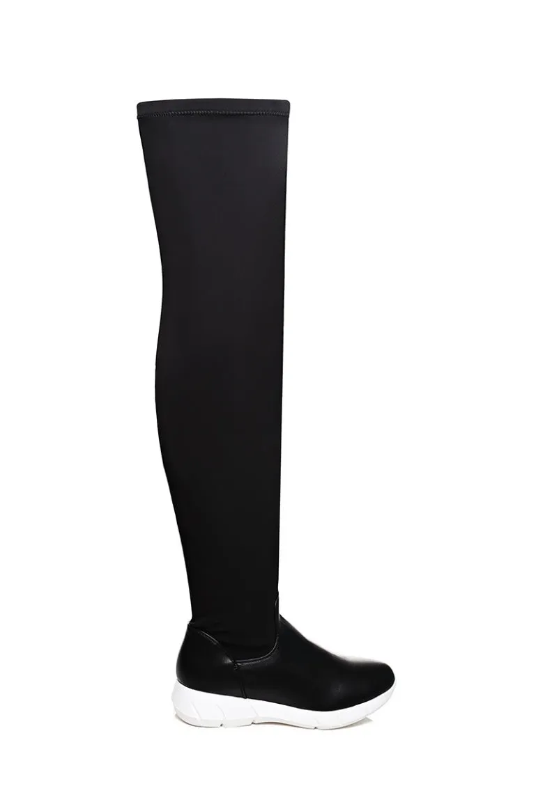 Black Over The Knee Boots