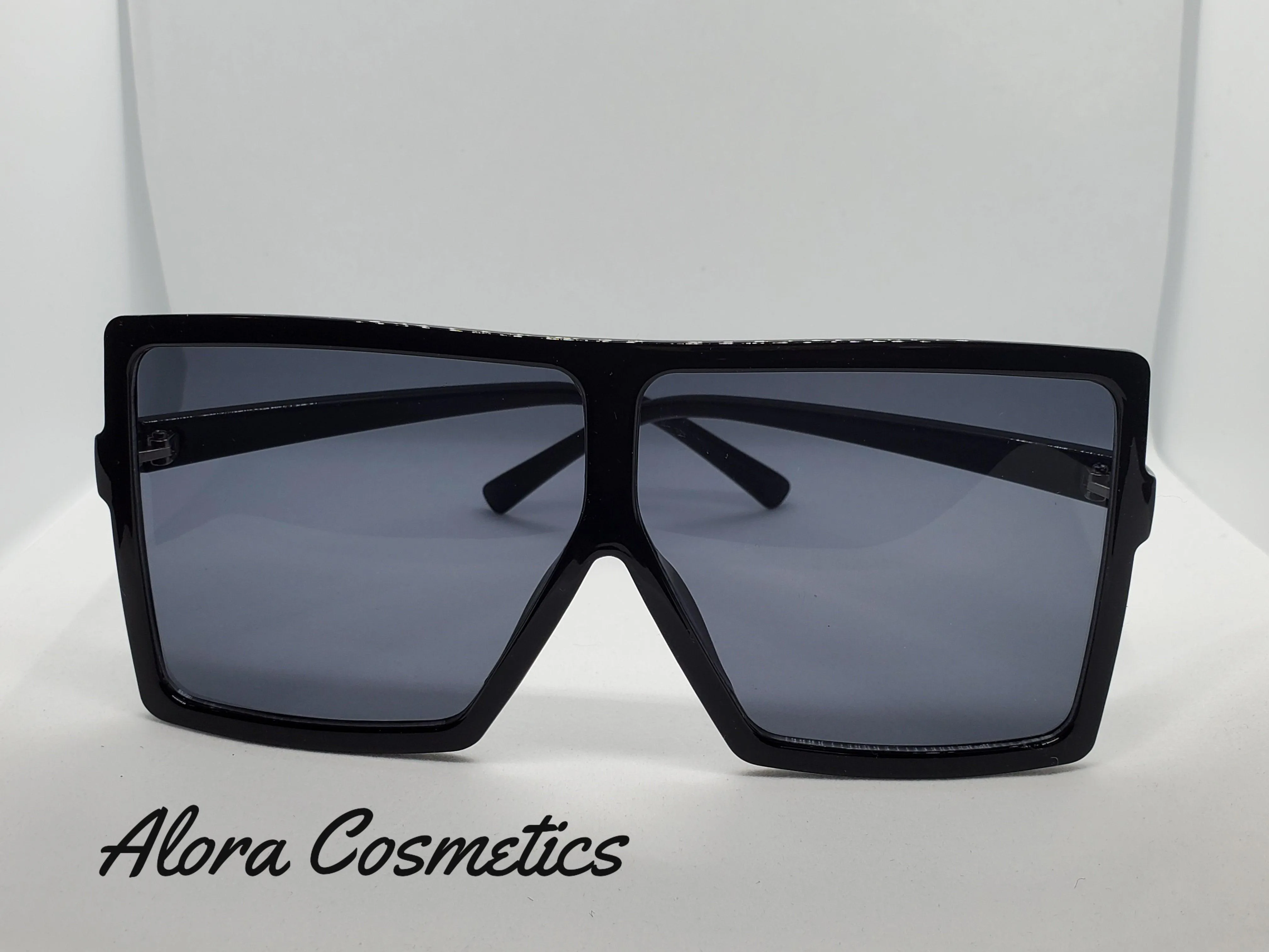 Black Oversized Stunner Shades