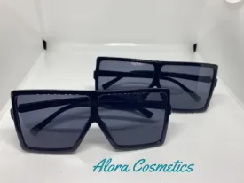 Black Oversized Stunner Shades