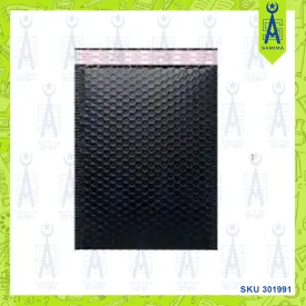 BLACK PADDED BUBBLE ENVELOPE 18 X 23   4CM