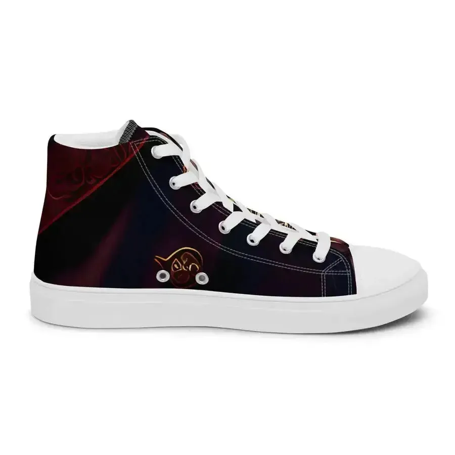 Black pirates men’s high top stylish shoes