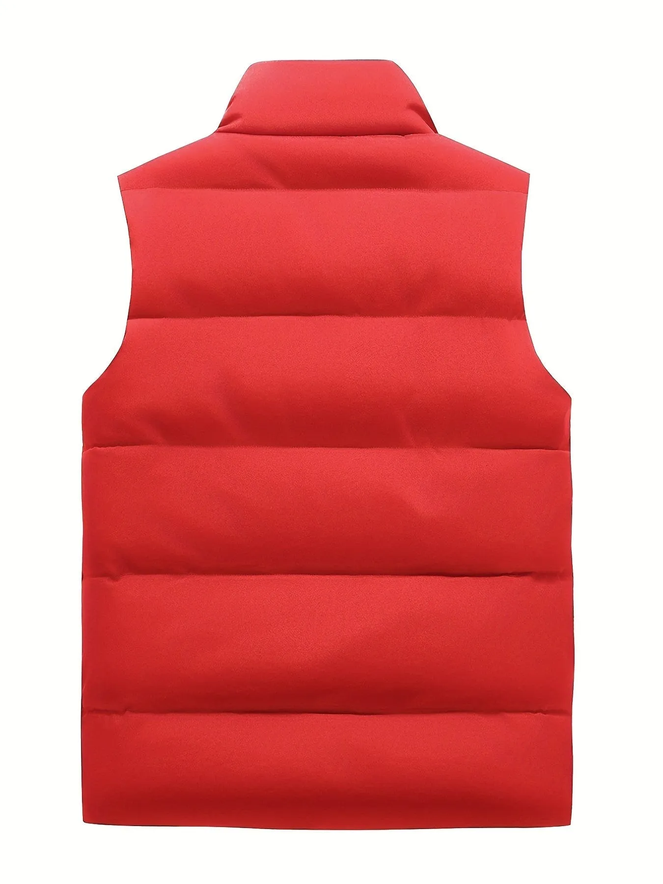 Black Quilted Vest with Sherpa Lining