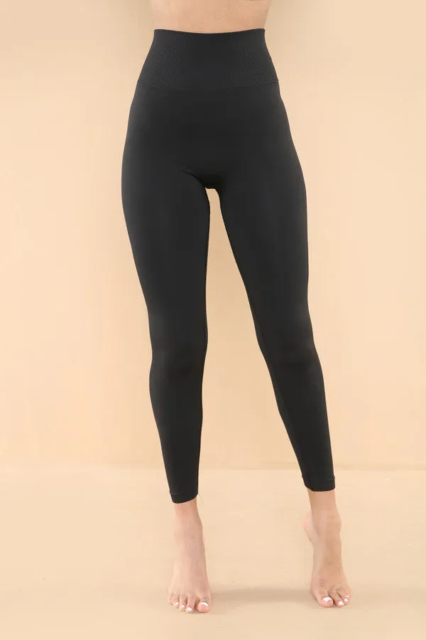 Black Scrunch Bum Leggings