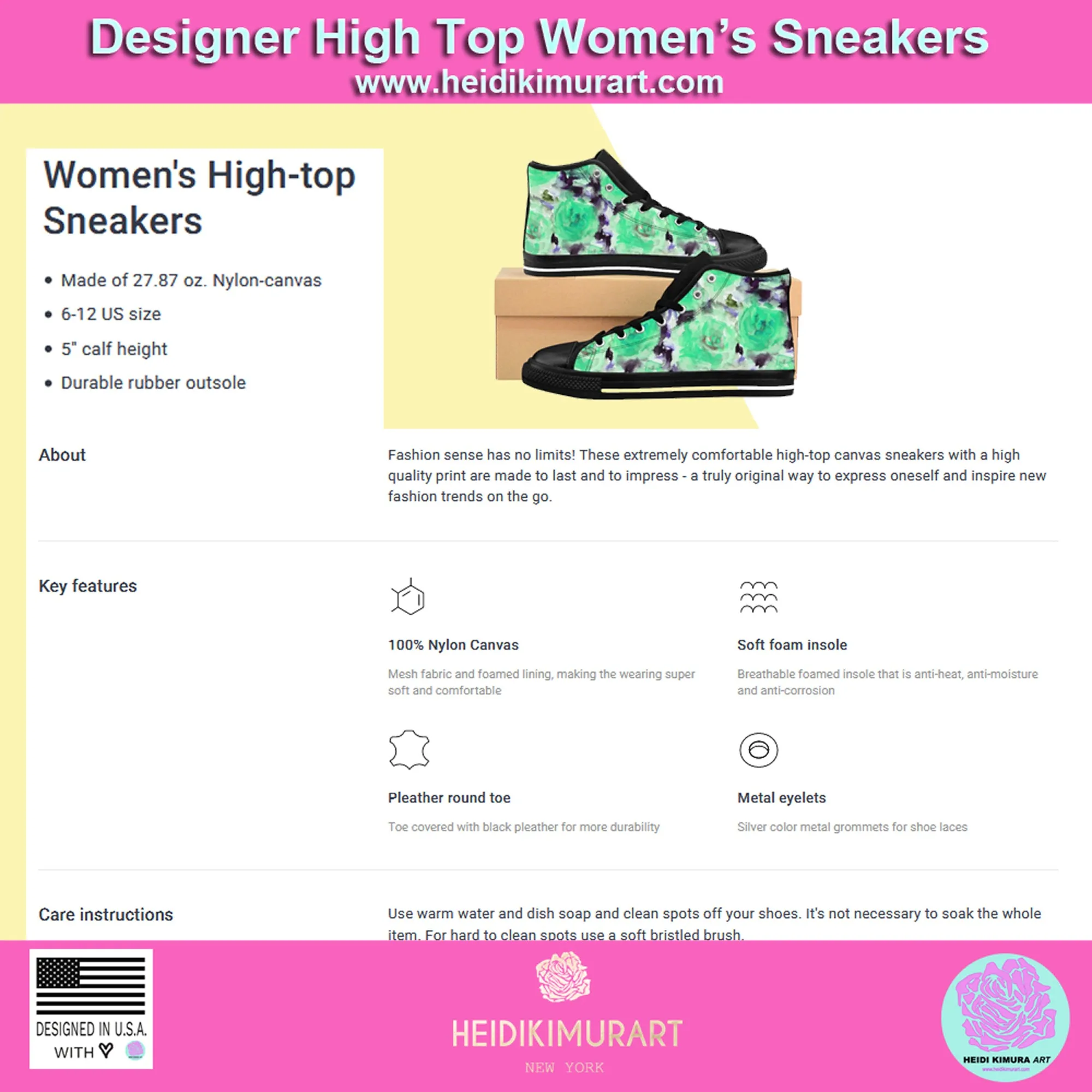 Black Tiger Striped Women's Sneakers, Animal Print Women's High Top Running Shoes