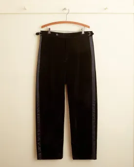 Black Tulip Tuxedo Trousers