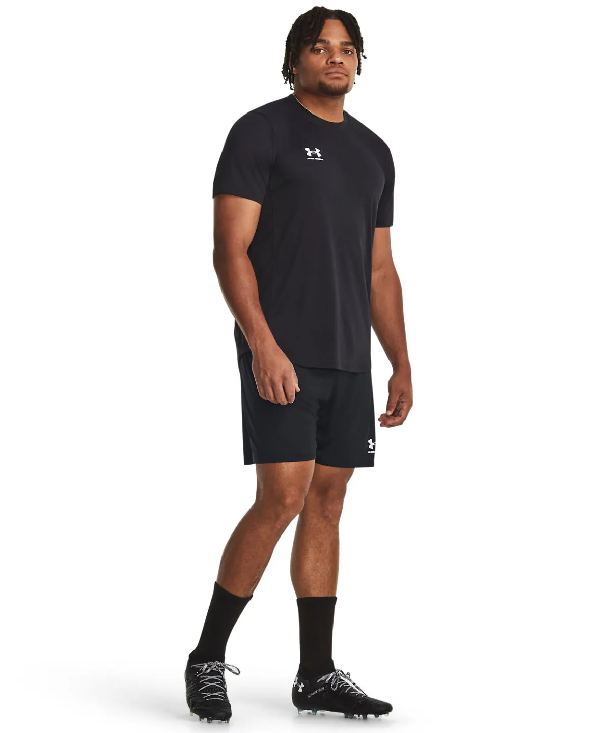 Black/White - Men's UA Challenger Knit Shorts