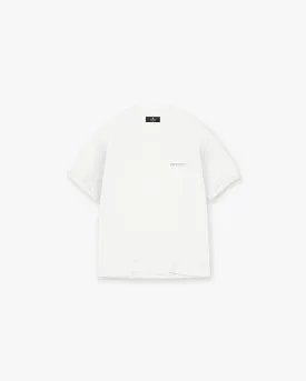 Block Logo T-Shirt - Flat White