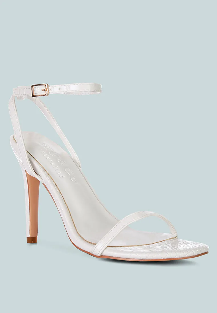 Blondes Croc High Heeled Sandal