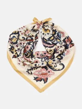 Bloomfield square silk scarf