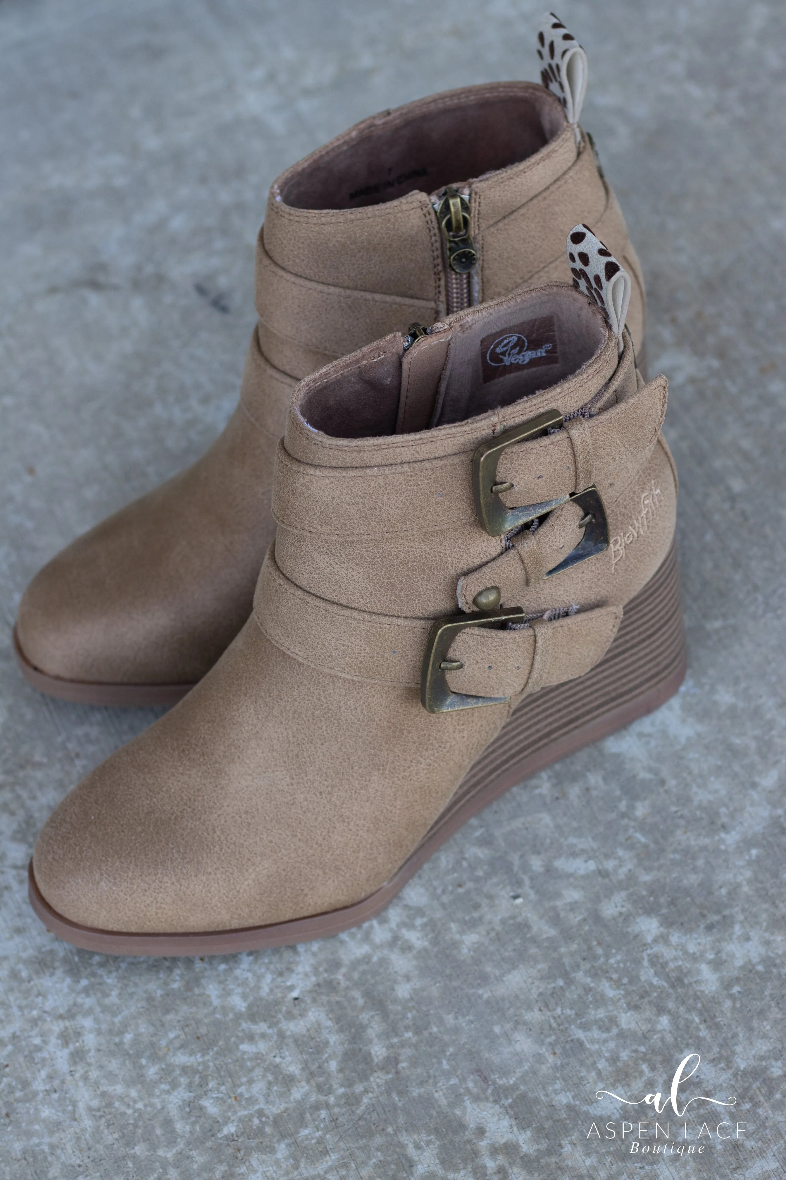 Blowfish Pomela Booties (Almond)