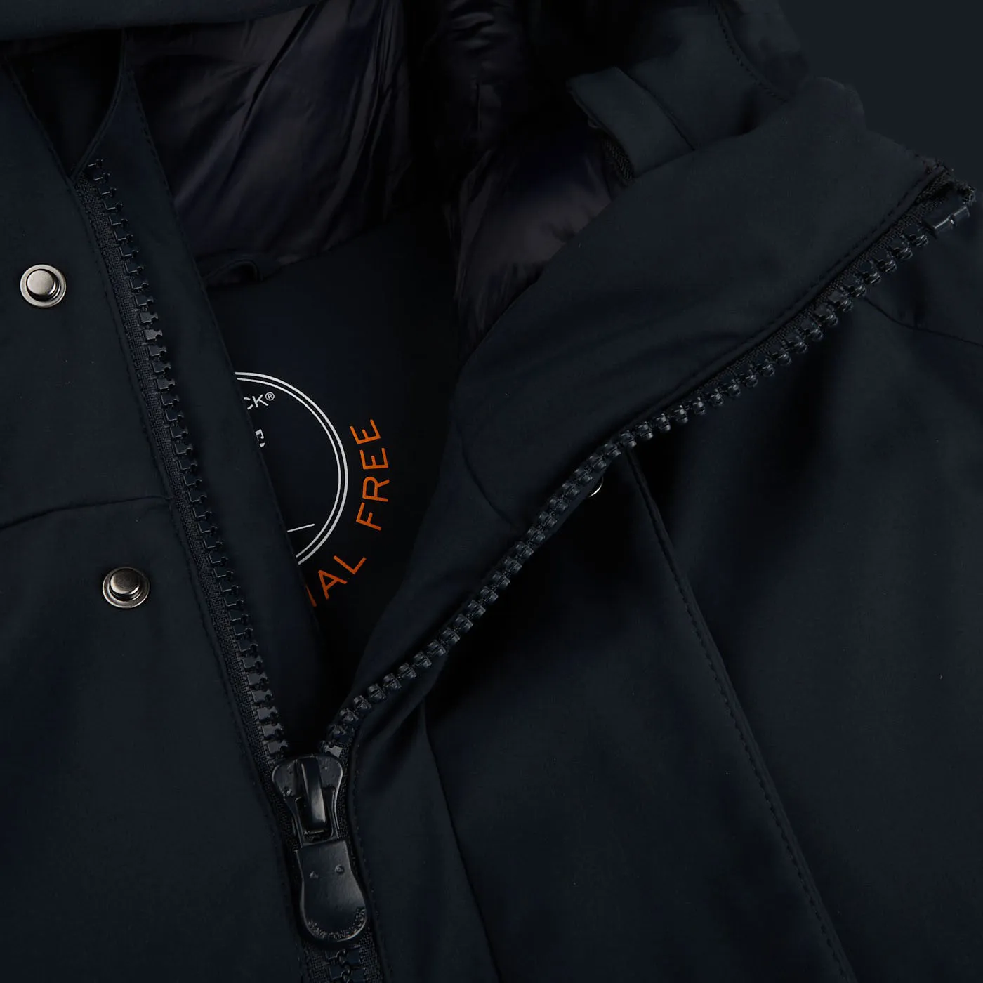 Blue Black Padded Wilson Arctic Parka