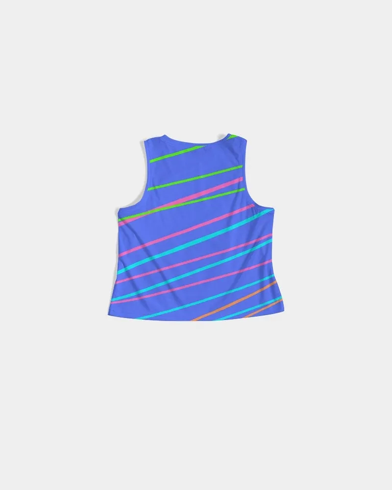 Blue Daze Women's Cropped Tank Top