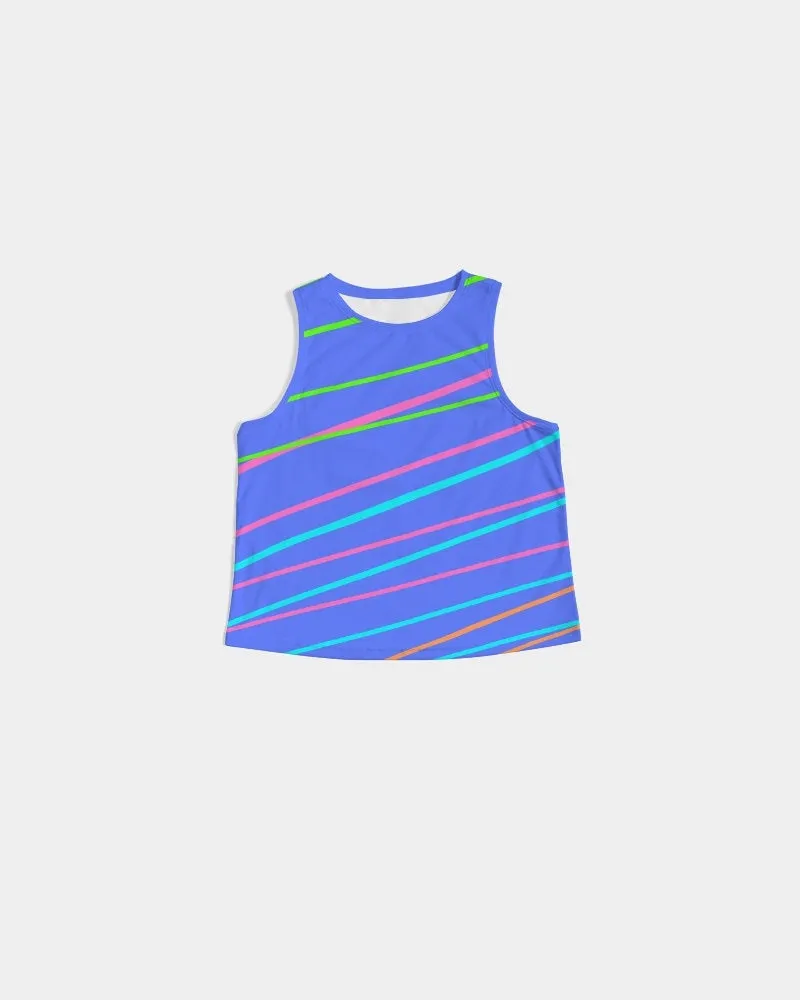 Blue Daze Women's Cropped Tank Top