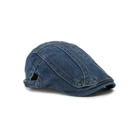 Blue Denim Beret Hat 藍色牛仔貝雷帽 KCHT2438