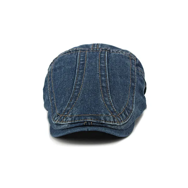 Blue Denim Beret Hat 藍色牛仔貝雷帽 KCHT2438