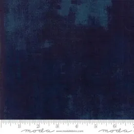 Blue Grunge Basics Nocturne 44"/45" Fabric Per Yard