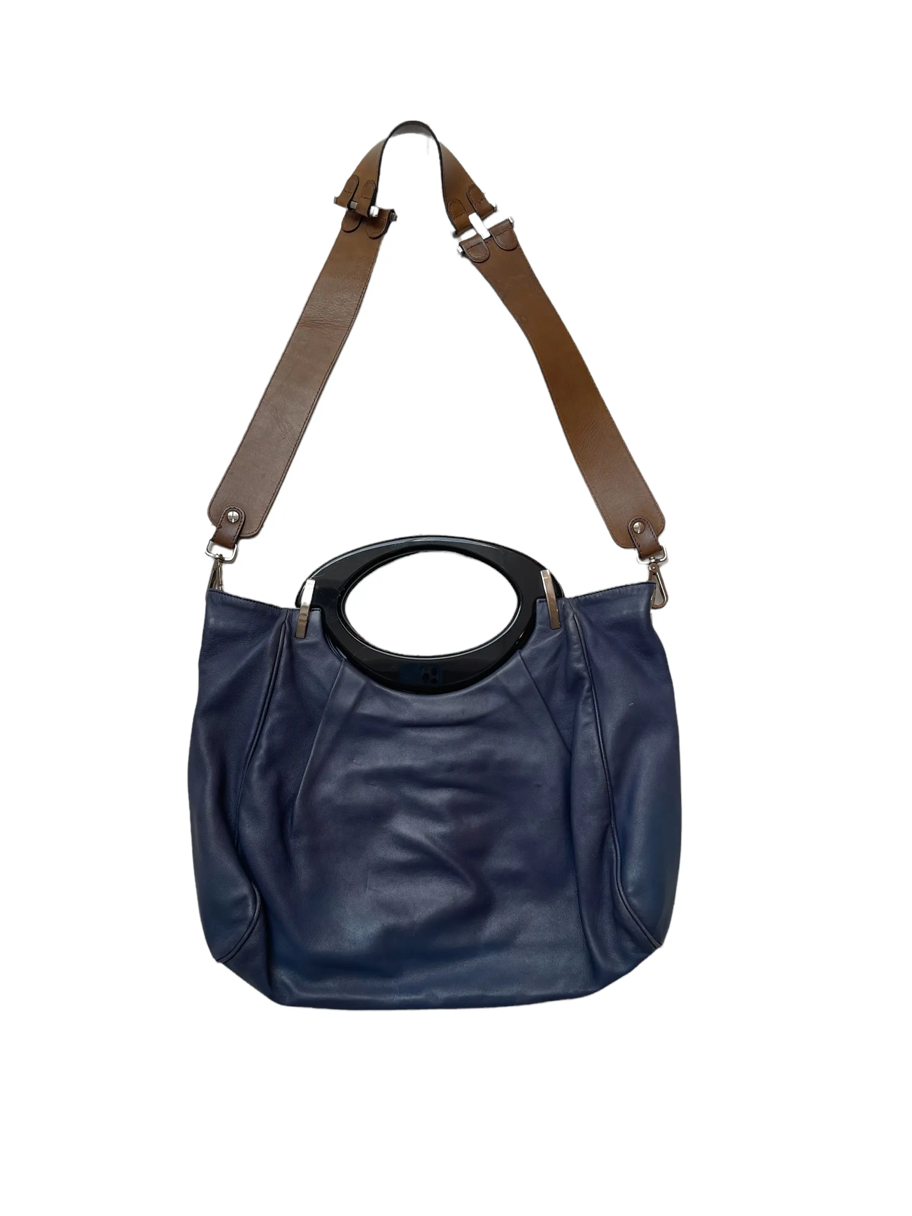 Blue Leather Bag