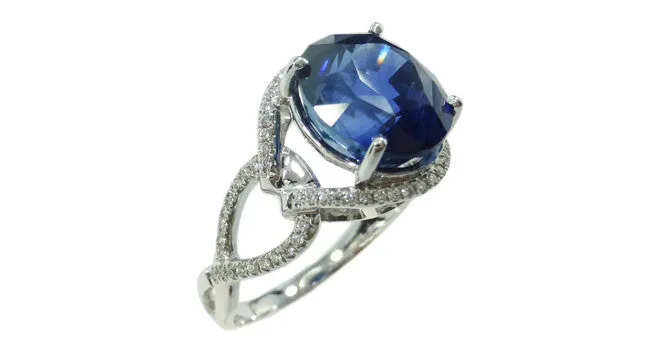 Blue Sapphire Ring 5.46ct