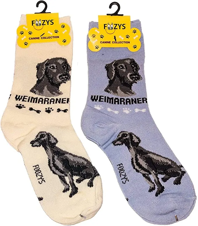 Blue Weimaraner Socks