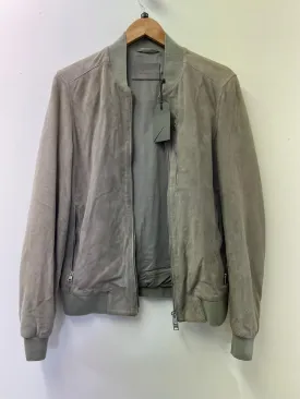 BNWT AllSaints Kemble Suede Bomber Jacket