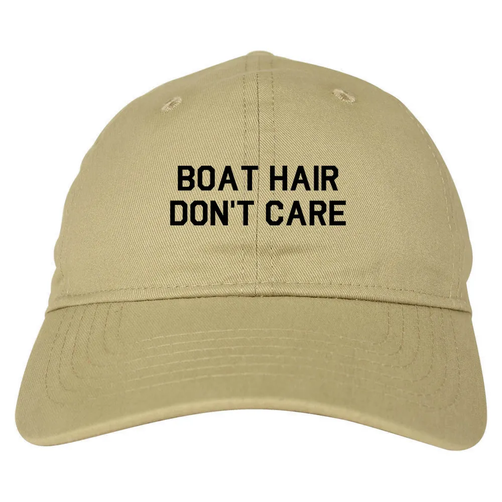 Boat Hair Dont Care Mens Dad Hat Baseball Cap