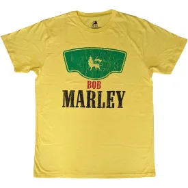 Bob Marley Unisex T-Shirt: Vintage Green Label